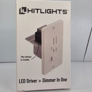HITLIGHTS EZDim LED Driver‎ + Dimmer In One SWX-24V-100-30-U 120V AC 24V DC 100W